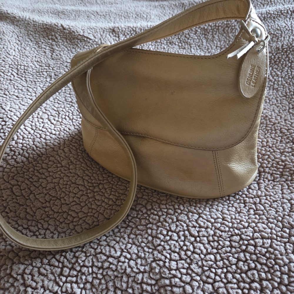Small Elegant Tan Leather Shoulder Bag-Rolfs